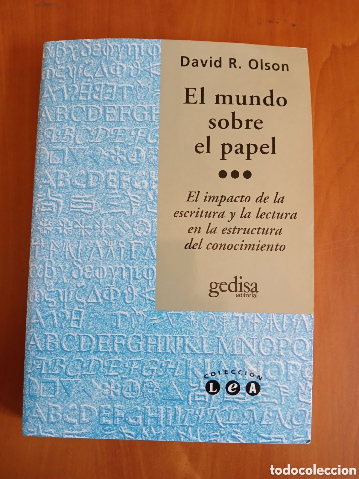 Libros de segunda mano: El mundo sobre el papel. David R. Olson. - Foto 1