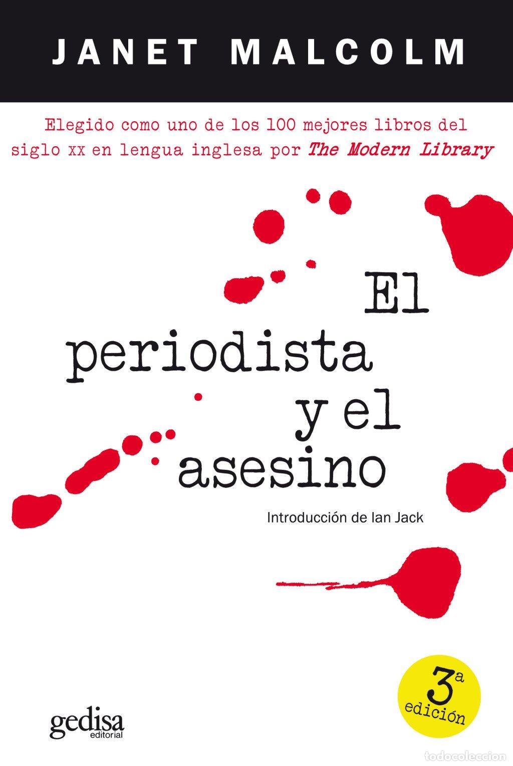 Libros de segunda mano: El Periodista y el Asesino - Janet Malcolm - Gedisa - Esquinas