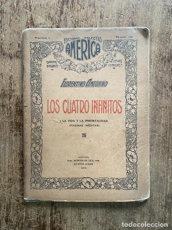 Libros de segunda mano: Los cuatro infinitos - Ameghino Florentino