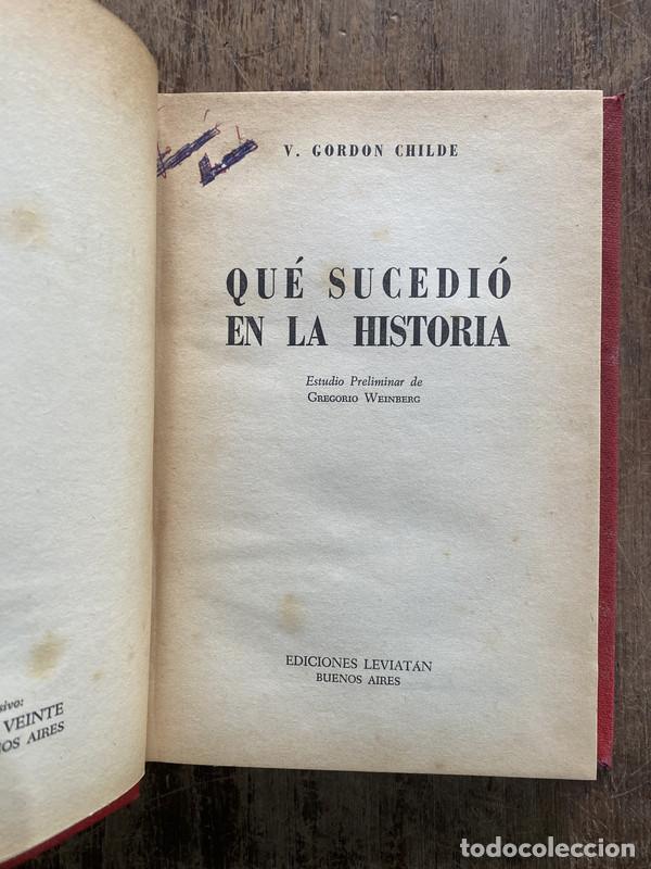 Second hand books: Que sucedio en la historia - Childe V. Gordon