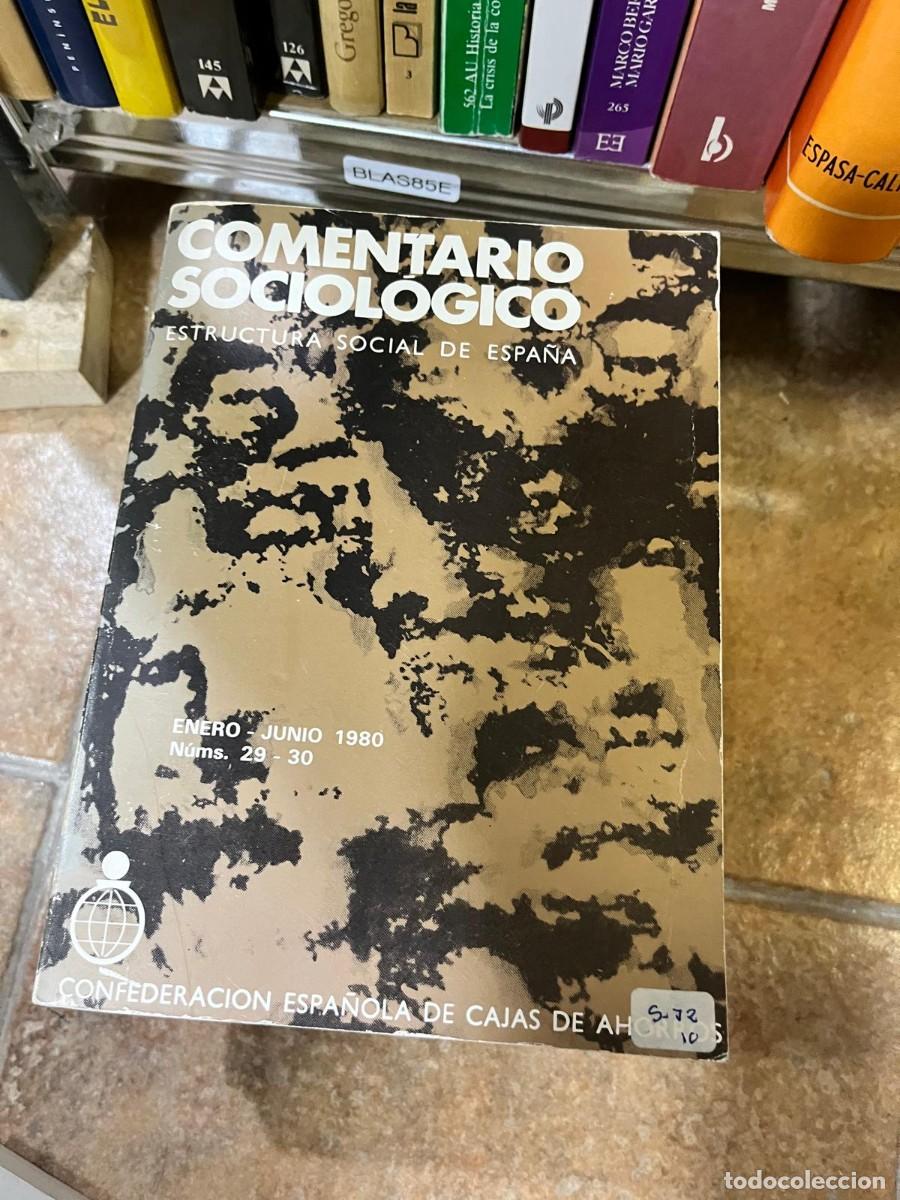 Libros de segunda mano: BLAS85E - Revista Comentario Sociol&oacute;gico. Estructura Social de Espa&ntilde;a, enero-junio 1980, n&uacute;ms. 29-30