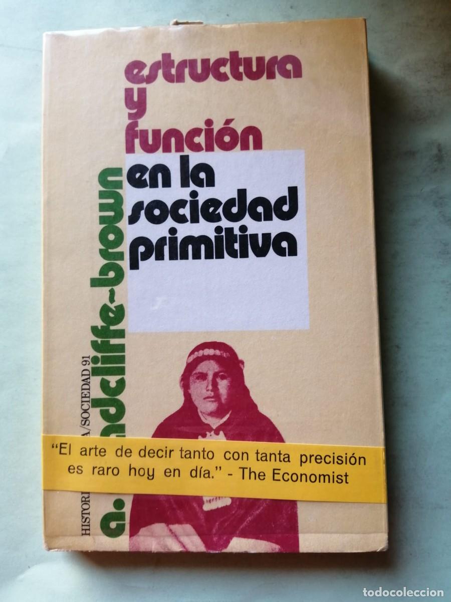 Libros de segunda mano: ESTRUCTURA Y FUNCION EN LA SOCIEDAD PRIMITIVA (RADELIFFE BROWN)