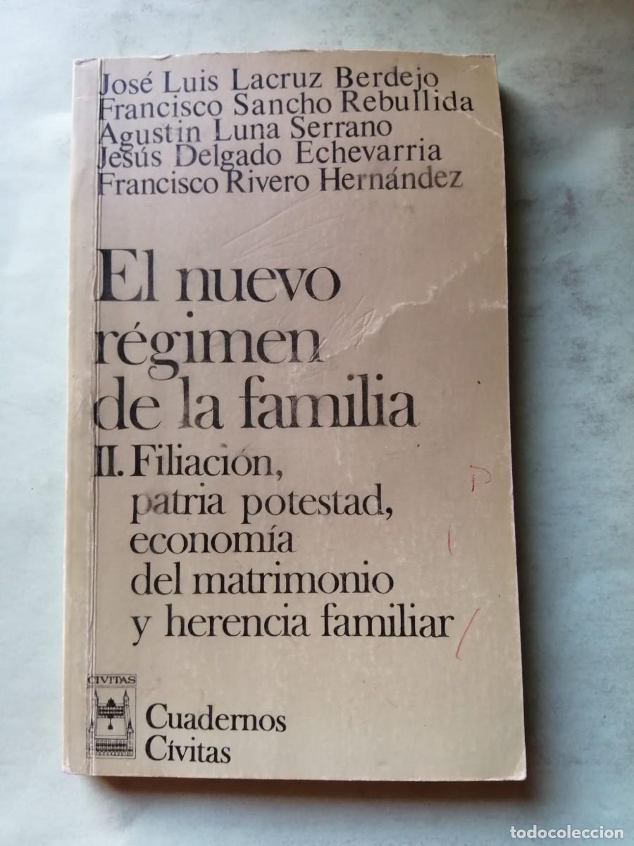 Libros de segunda mano: EL NUEVO REGIMEN DE LA FAMILIA II (VARIOS AUTORES)