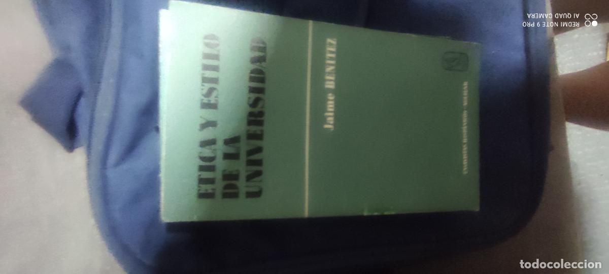 Second hand books: ETICA Y ESTILO DE LA UNIVERSIDAD (JAIME BENITEZ) - AGUILAR ENSAYISTAS HISPANICOS