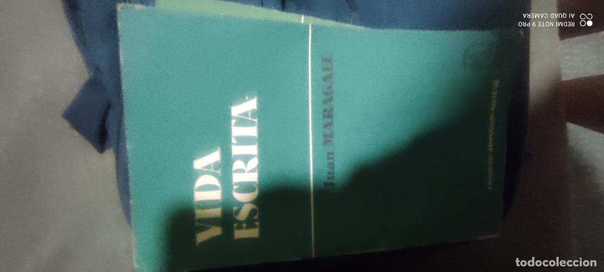 Second hand books: Juan Maragall.- - Vida escrita. Ensayos. Pr&oacute;logo de Carles Riba.