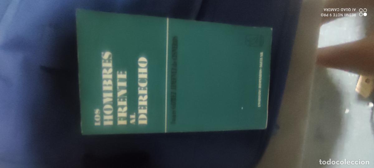 Libros de segunda mano: Los hombres frente al Derecho. Juan G&oacute;mez Jim&eacute;nez de Cisneros. Editorial Aguilar, 1959.