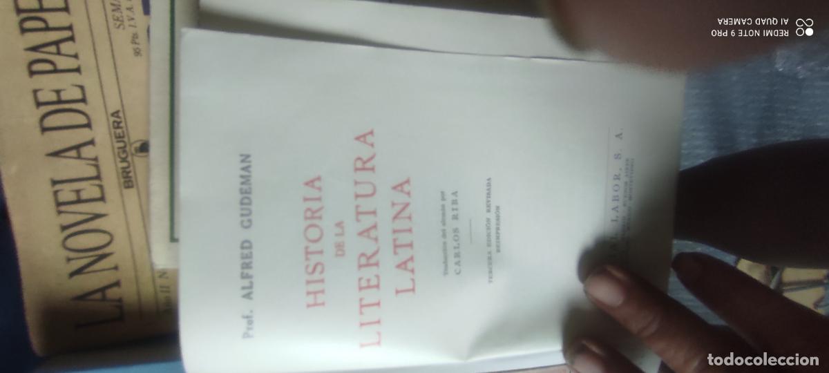 Libros de segunda mano: Historia de la literatura latina - Gudeman, Alfred