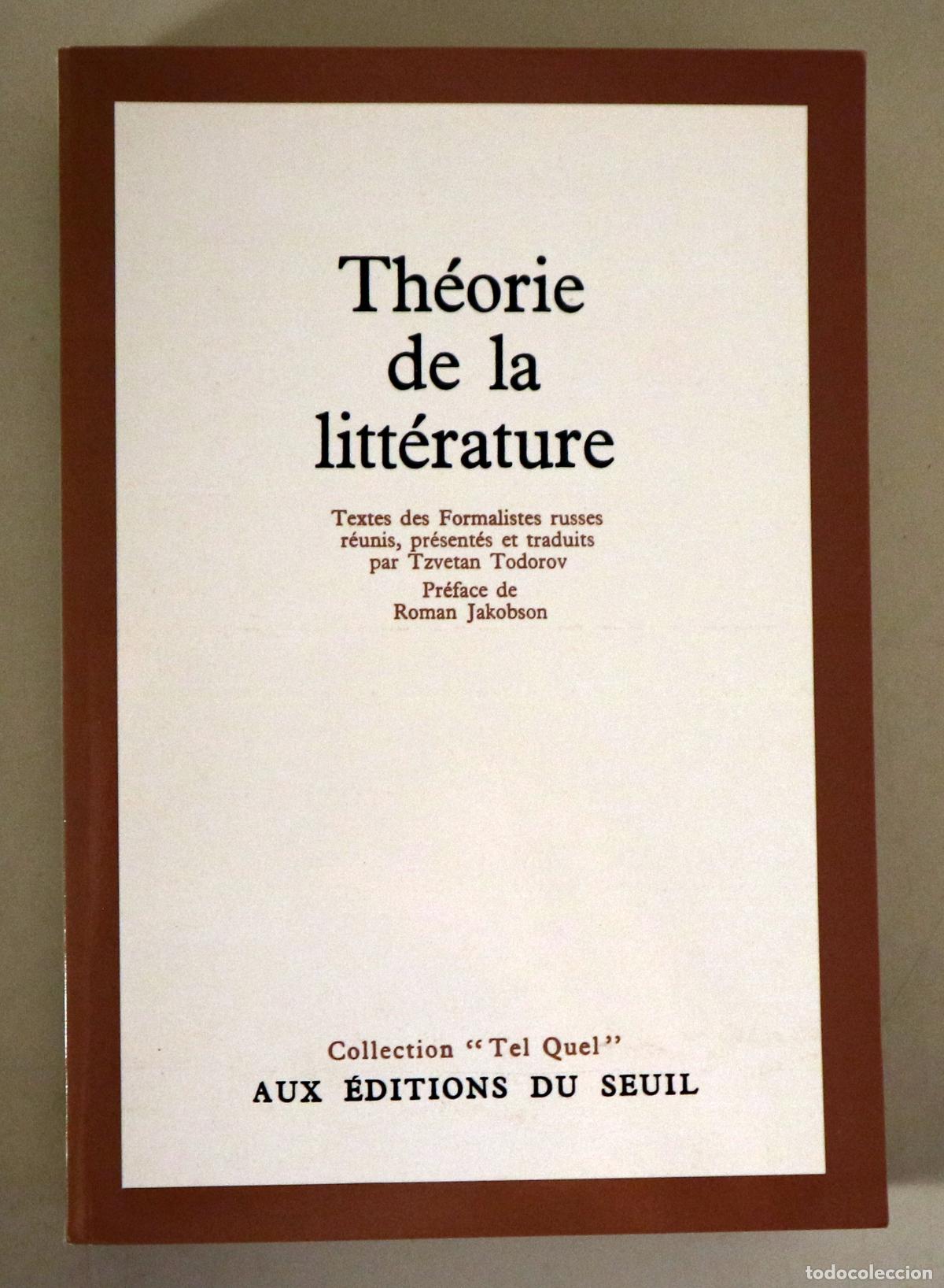 Livres d'occasion: (Tvetan Todorov) - TH&Eacute;ORIE DE LA LITT&Eacute;RATURE. Textes del formalistes russes - Paris 1965