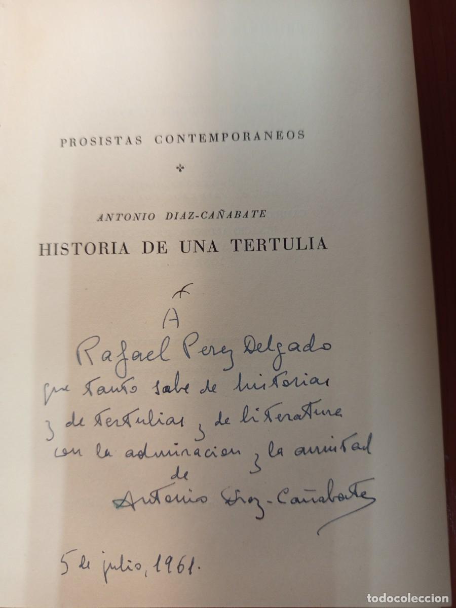 Libros de segunda mano: Historia de una tertulia. - Foto 3