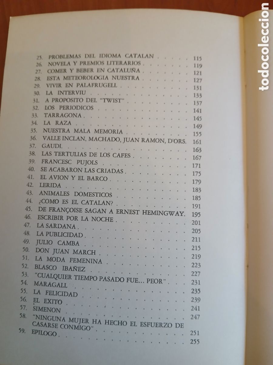 Libros de segunda mano: Conversaciones con Jos&eacute; Pla. Joaqu&iacute;n Soler Serrano. - Foto 5