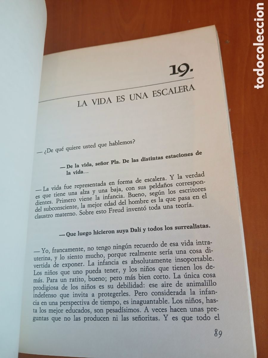 Libros de segunda mano: Conversaciones con Jos&eacute; Pla. Joaqu&iacute;n Soler Serrano. - Foto 8