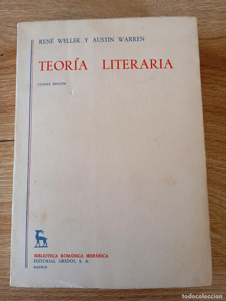 Libros de segunda mano: Teor&iacute;a literaria Ren&eacute; Wellek y Austin Warren