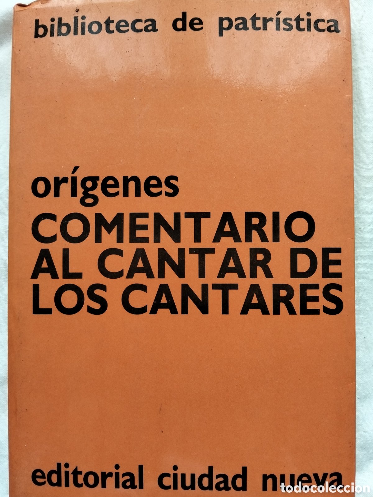 Libros de segunda mano: ORIGENES COMENTARIO ALCANTAR DE LOS CANTARES. NOTAS DE ALGIMIRO VELASCO DELGADO