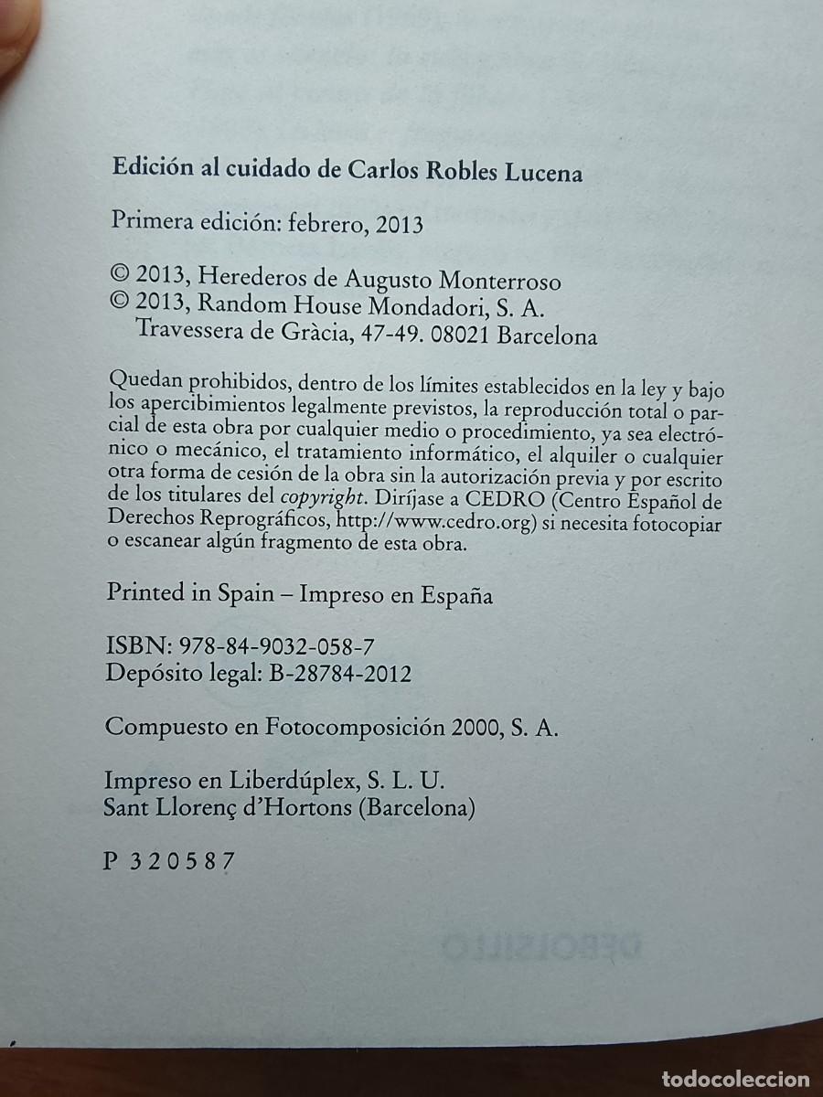 Libros de segunda mano: Augusto Monterroso, el para&iacute;so imperfecto - Foto 3