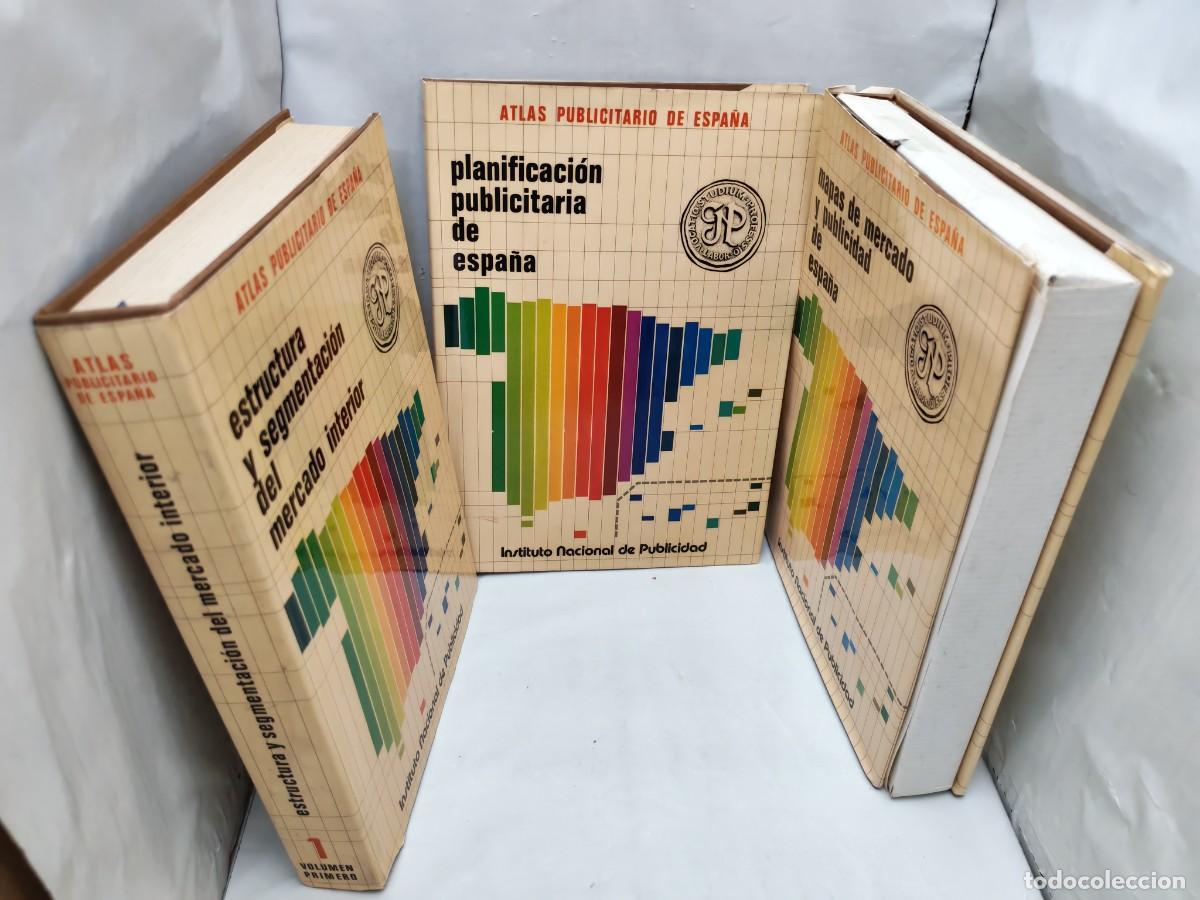 Libros de segunda mano: El Atlas Publicitario de Espa&ntilde;a, Tomos 1, 2 y 3 (Obra completa en 3 tomos, tapa dura)