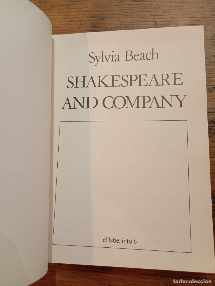Libros de segunda mano: Shakespeare and company, Sylvia Beach - Foto 3