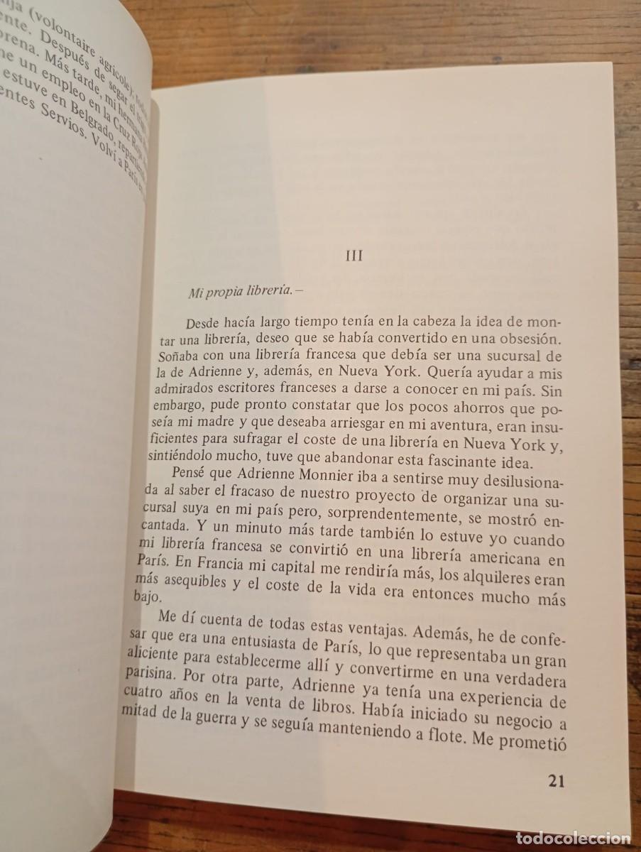 Libros de segunda mano: Shakespeare and company, Sylvia Beach - Foto 6