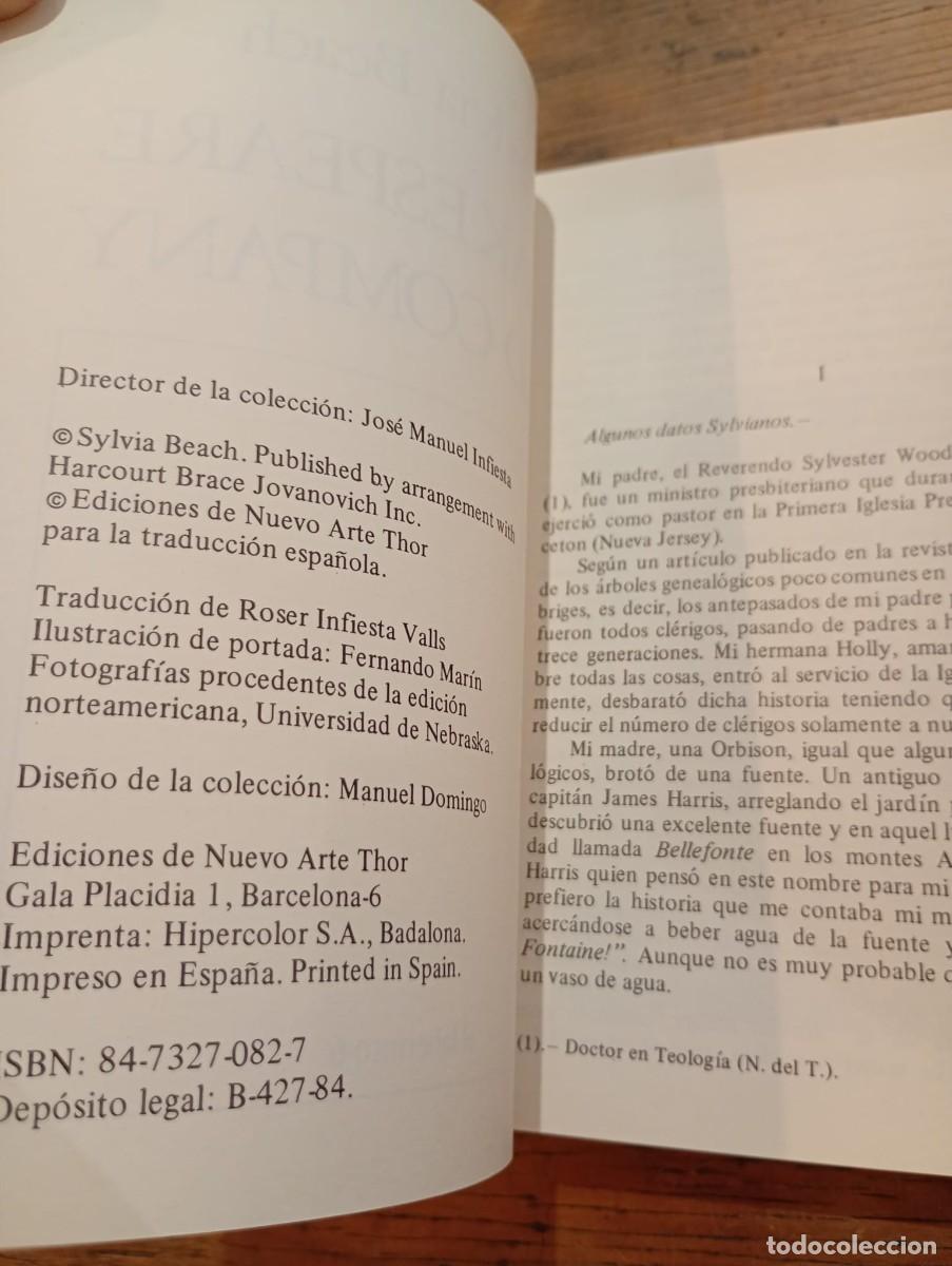 Libros de segunda mano: Shakespeare and company, Sylvia Beach - Foto 7