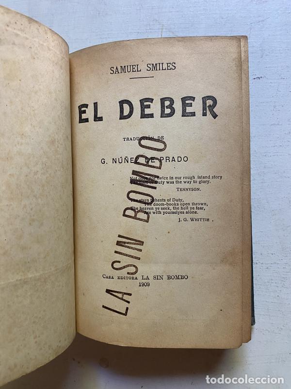 Libros de segunda mano: El Deber - Smiles, Samuel - Foto 1