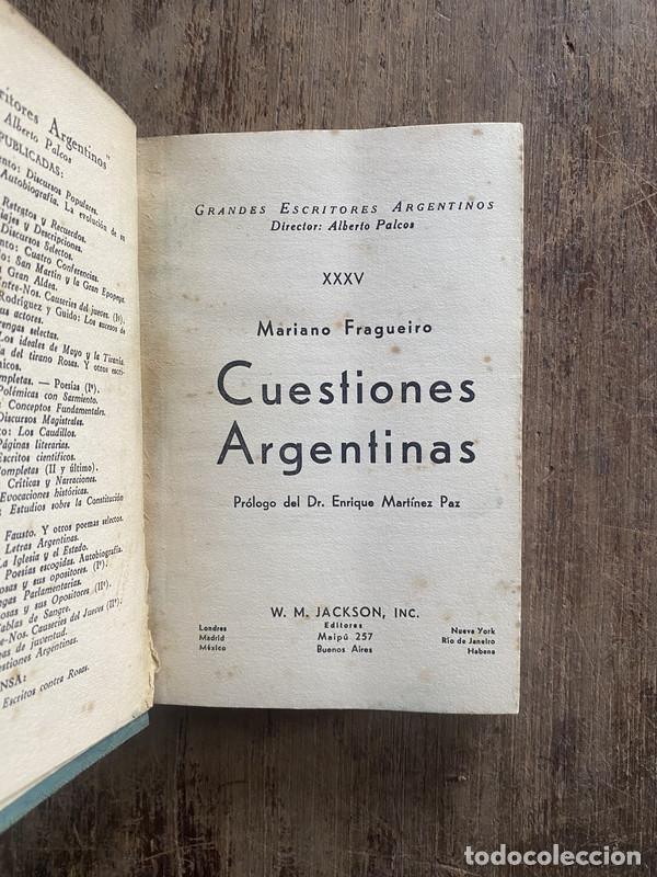 Gebrauchte B&uuml;cher: Cuestiones Argentinas - Fragueiro, Mariano