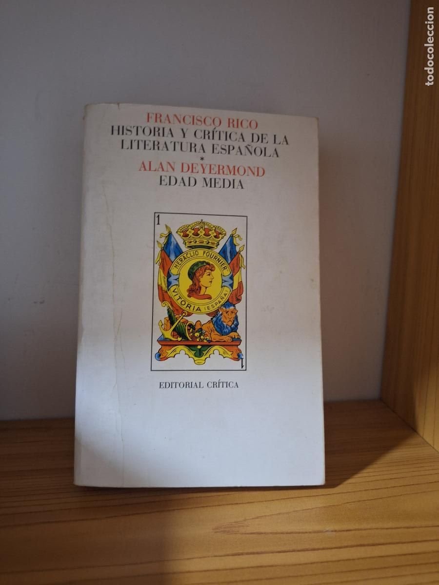 Libros de segunda mano: Francisco Rico. Historia y Cr&iacute;tica de la literatura espa&ntilde;ola. Alan Deyermond - Edad Media