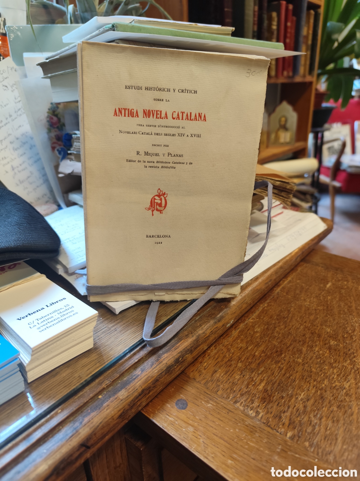 Libros de segunda mano: Antiga Novela Catalana . R. Miquel y Planas