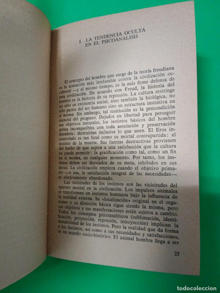 Libros de segunda mano: EROS Y CIVILIZACI&Oacute;N. H. MARCUSE - Foto 6