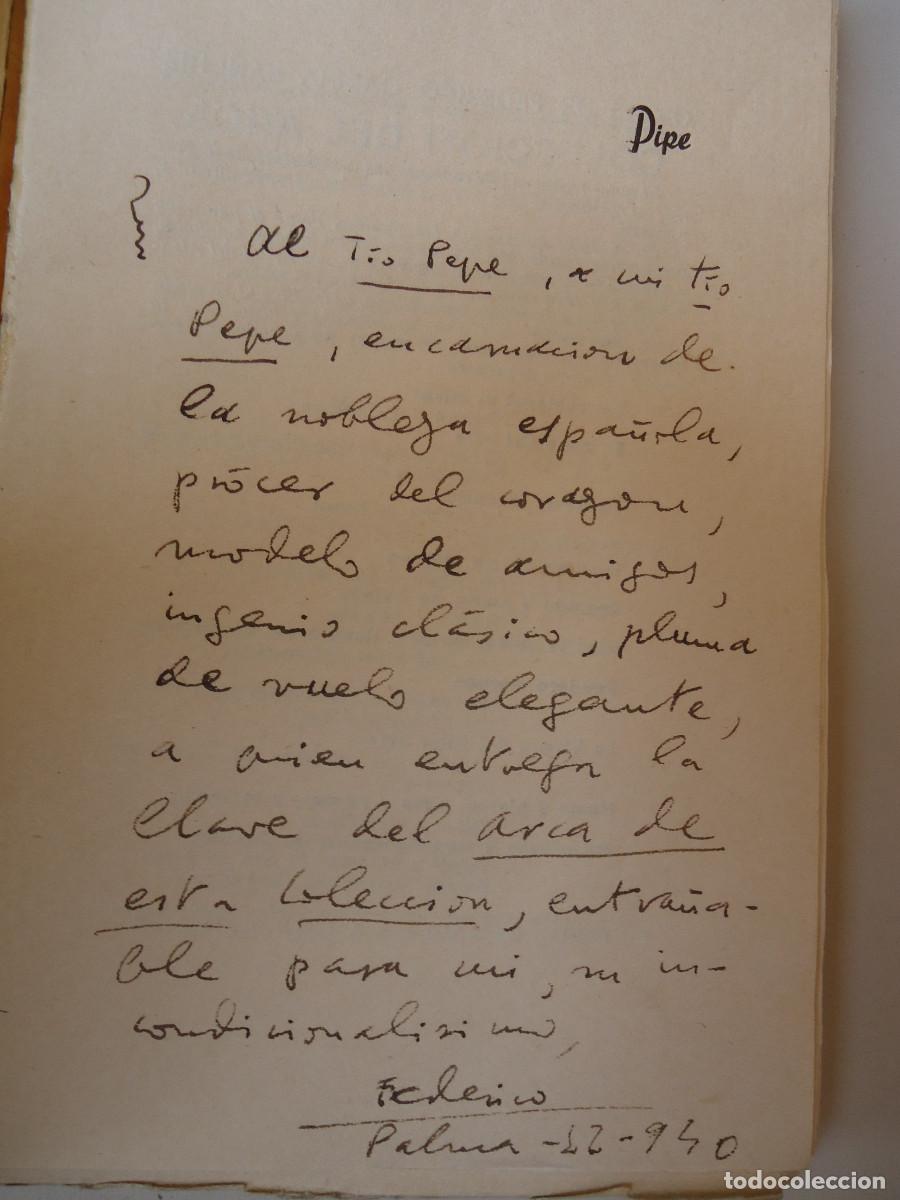 Libros de segunda mano: El humo del pa&iacute;s. Ex voto marinero valenciano ... Federico Garc&iacute;a Sanchiz. Dedicatoria