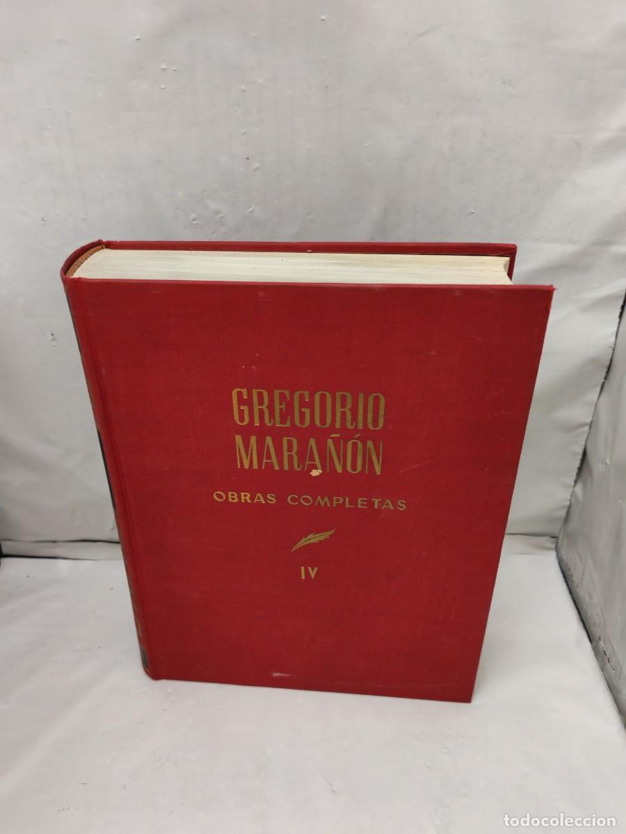 Second hand books: Gregorio Mara&ntilde;&oacute;n. OBRAS COMPLETAS. Tomo IV: Art&iacute;culos y otros trabajos (tapa dura)