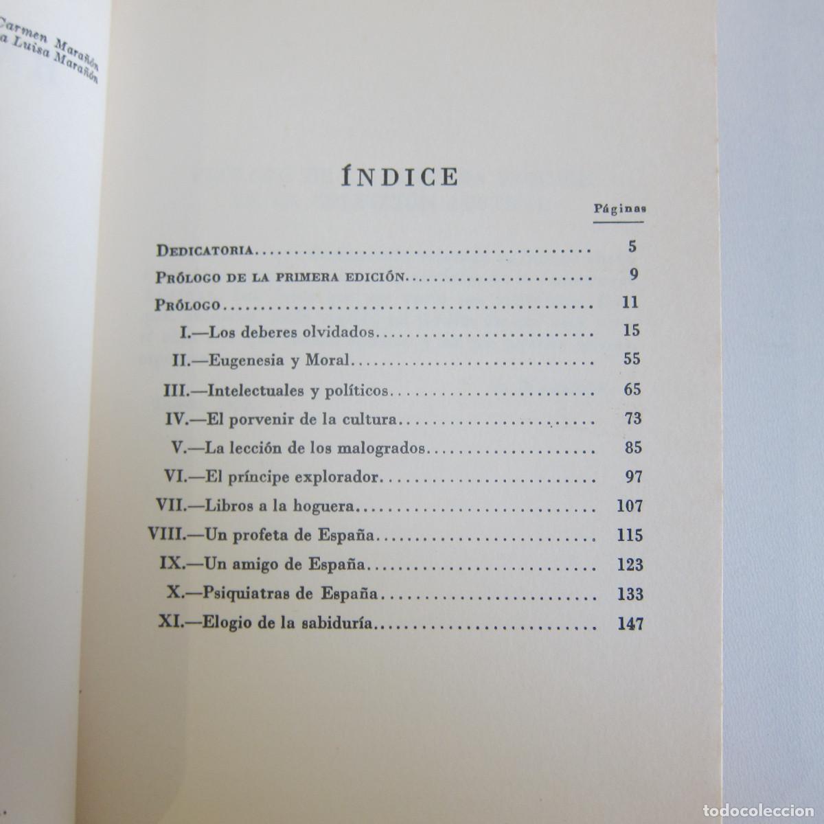 Libros de segunda mano: RA&Iacute;Z Y DECORO DE ESPA&Ntilde;A - GREGORIO MARA&Ntilde;&Oacute;N (AUSTRAL) ENSAYO - Foto 9