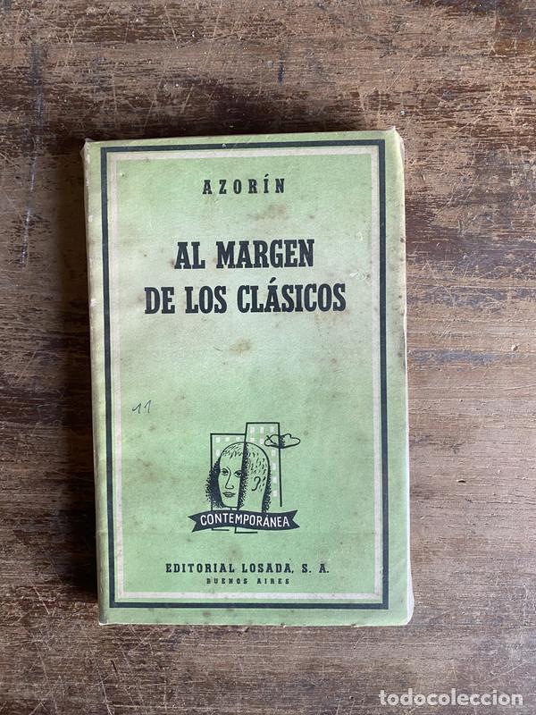 Libros de segunda mano: Al margen de los clasicos - Azorin - Foto 1