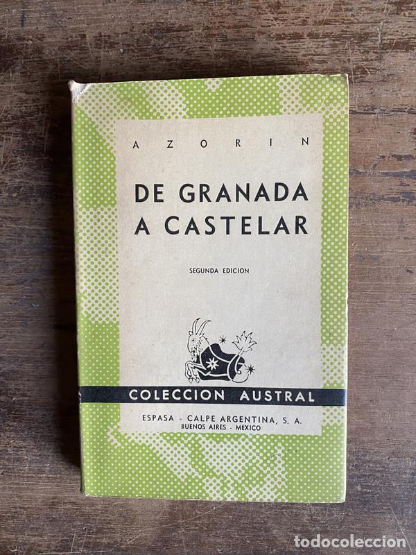 Libros de segunda mano: De Granada a Castelar - Azorin - Foto 1