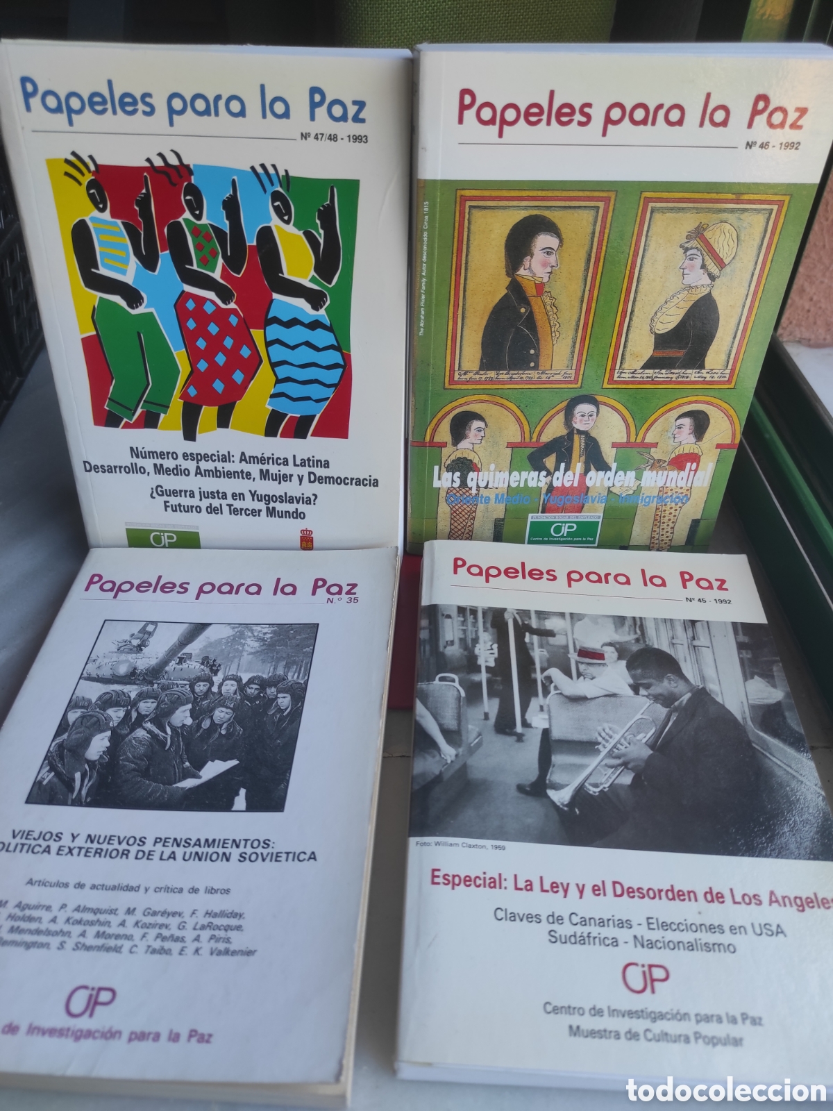 Livros em segunda m&atilde;o: Papeles para la Paz. N&deg; 35, 45, 46, 47 y 48.