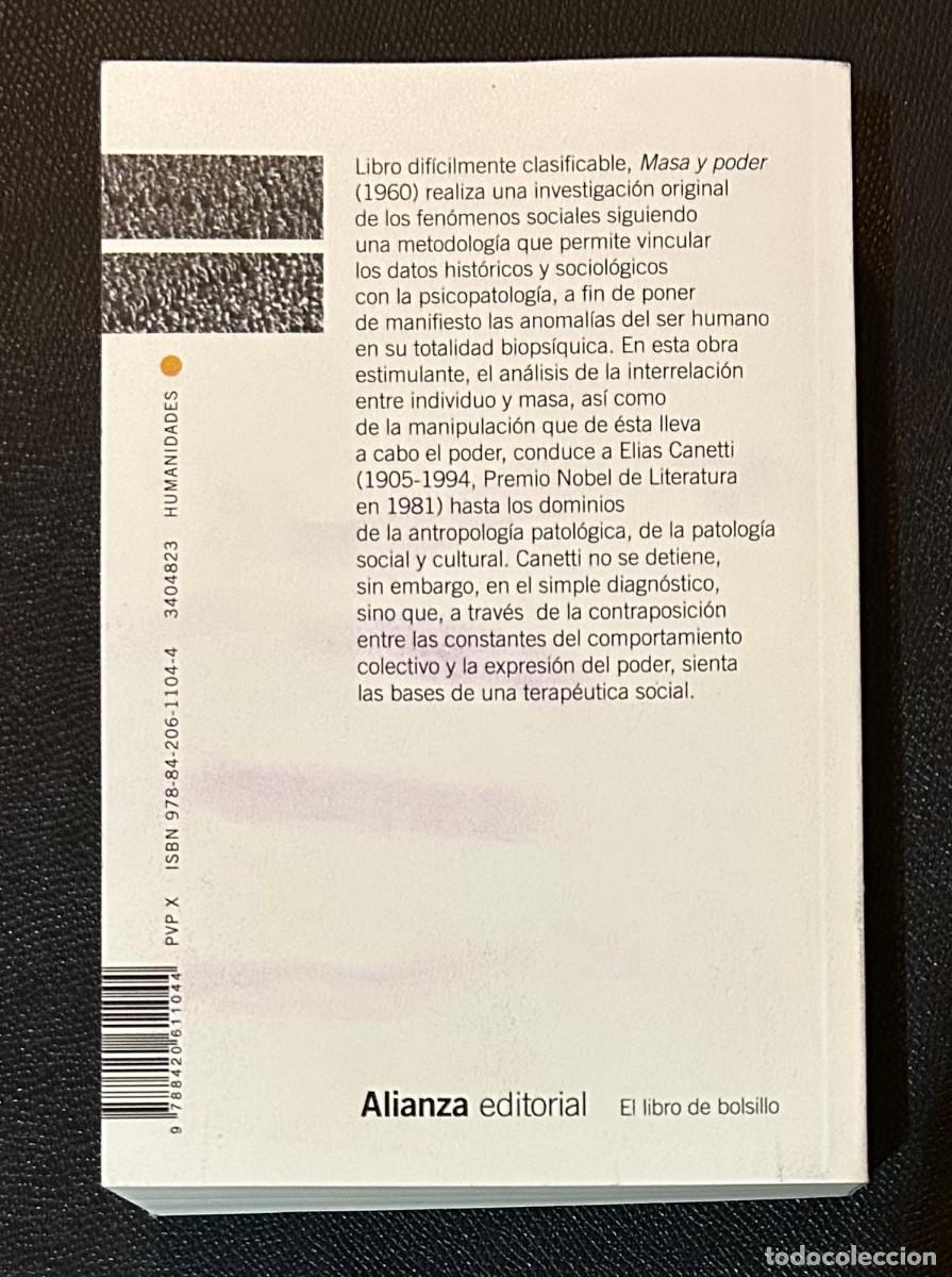 Libros de segunda mano: ELIAS CANETTI - MASA Y PODER - NUEVO - Foto 2