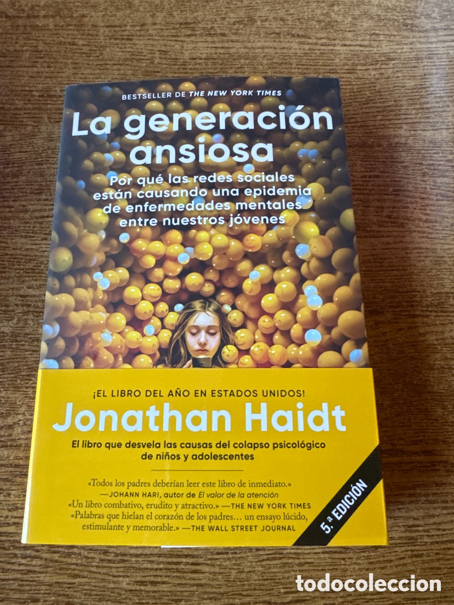 Livros em segunda m&atilde;o: La generaci&oacute;n ansiosa Haidt, Jonathan EDITORIAL DEUSTO A&Ntilde;O EDICI&Oacute;N 10 / 2025