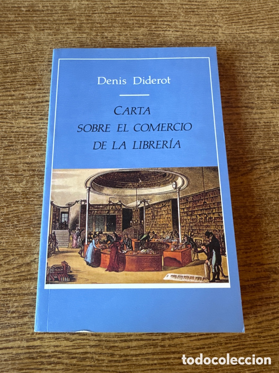 Libros de segunda mano: Carta sobre el comercio de la librer&iacute;a Denis Diderot C.E.G.A.L 1997 - Foto 1