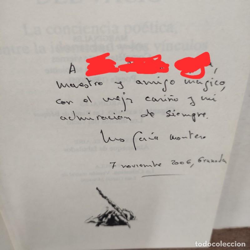 Libros de segunda mano: Los Due&ntilde;os del Vac&iacute;o - Luis Garc&iacute;a Montero - Tusquets - Marginales - Dedicatoria y firma del autor