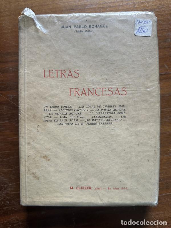 Second hand books: Letras Francesas - Echag�e Juan Pablo