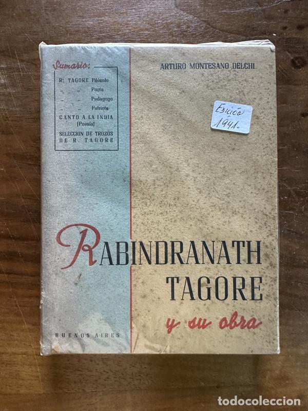 Libros de segunda mano: Rabindranath Tagore y su obra - Montesano Delchi Arturo