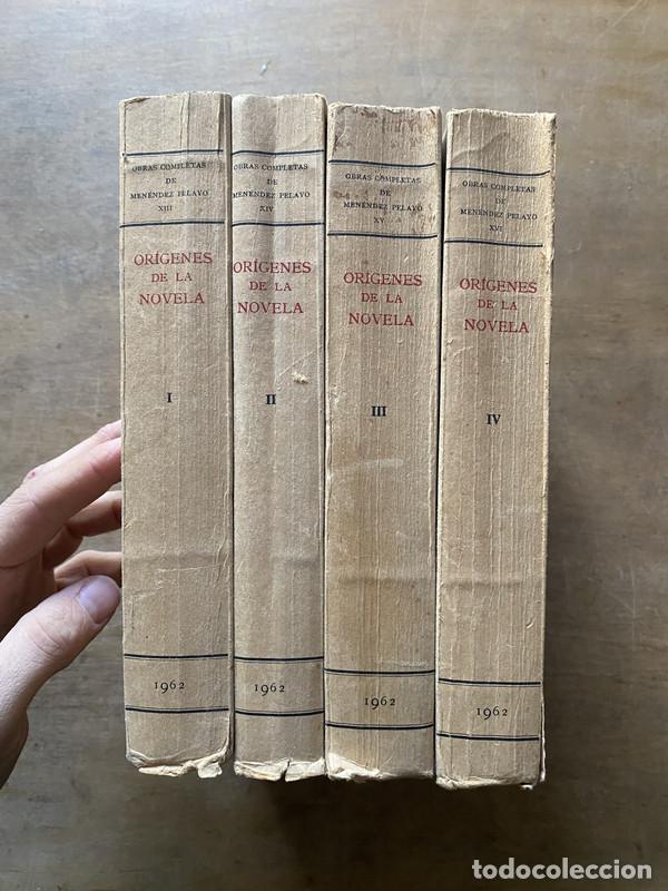 Second hand books: Origenes de la Novela - Menendez Pelayo
