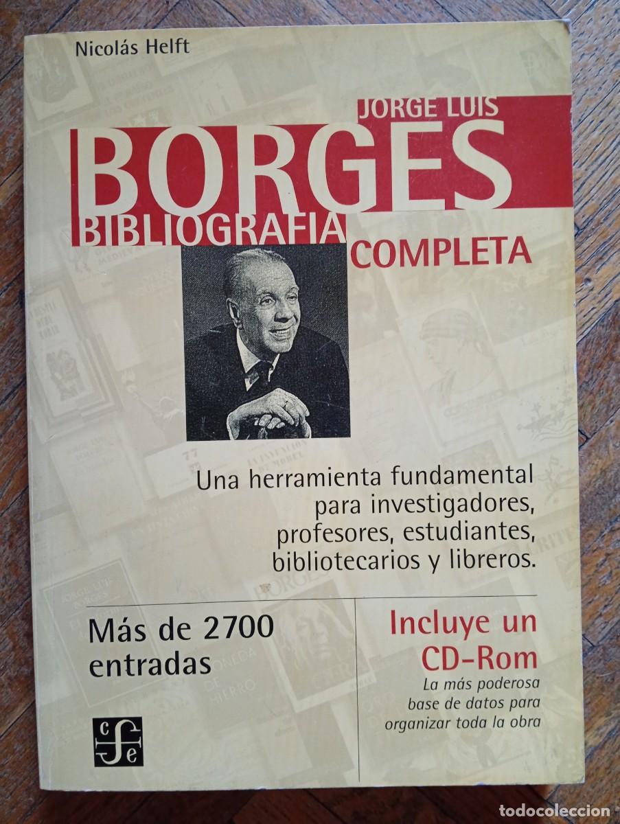 Libros de segunda mano: Nicol&aacute;s Helft. Jorge Luis Borges bibliograf&iacute;a completa