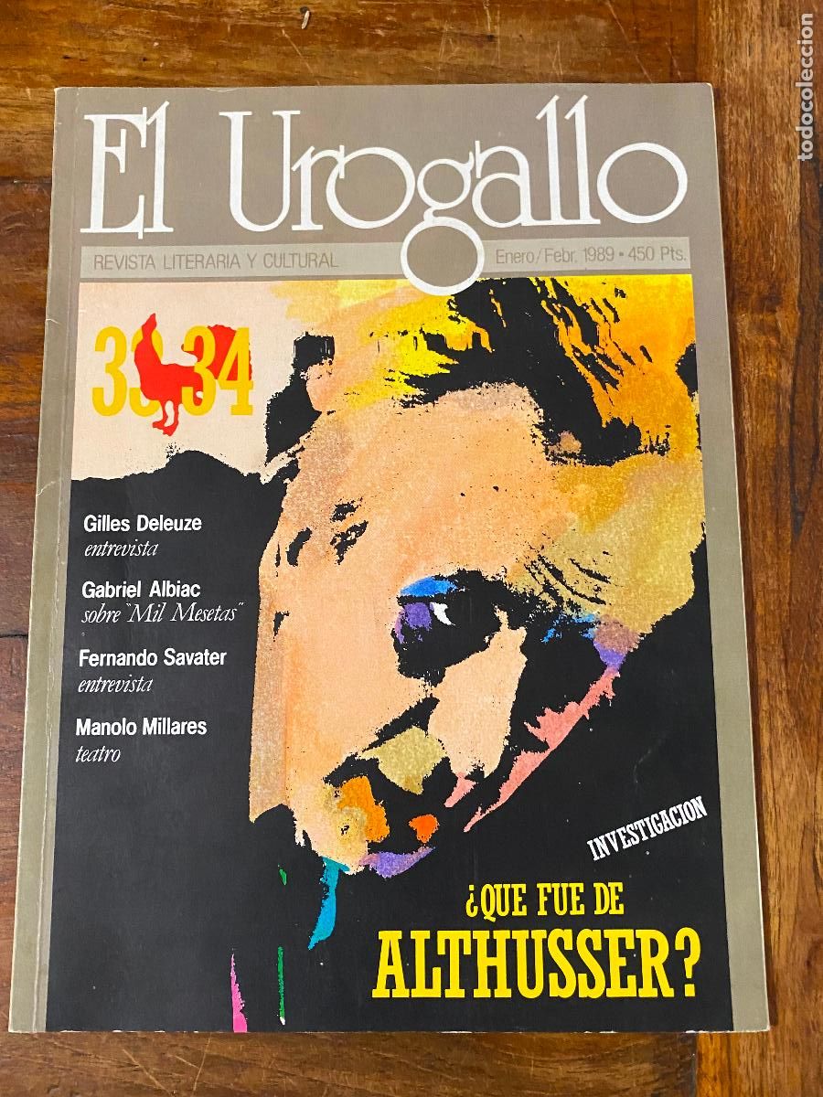 Libros de segunda mano: El Urogallo. N&uacute;mero 33/34. 1989. Entrevista Fernando Sabater. Giles Deleuze Gabriel Albiac Mil mese