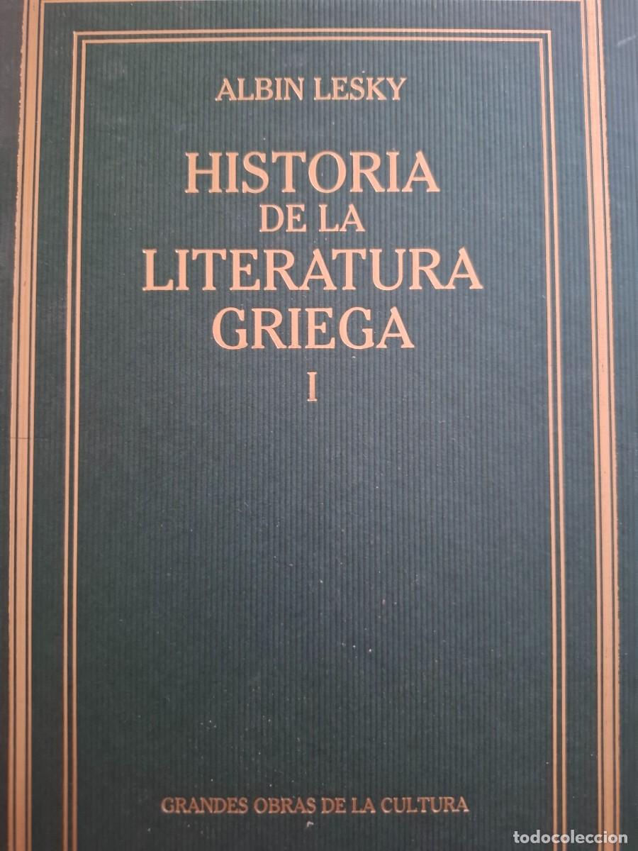 Libros de segunda mano: HISTORIA DE LA LITERATURA GRIEGA I Albin Lesky