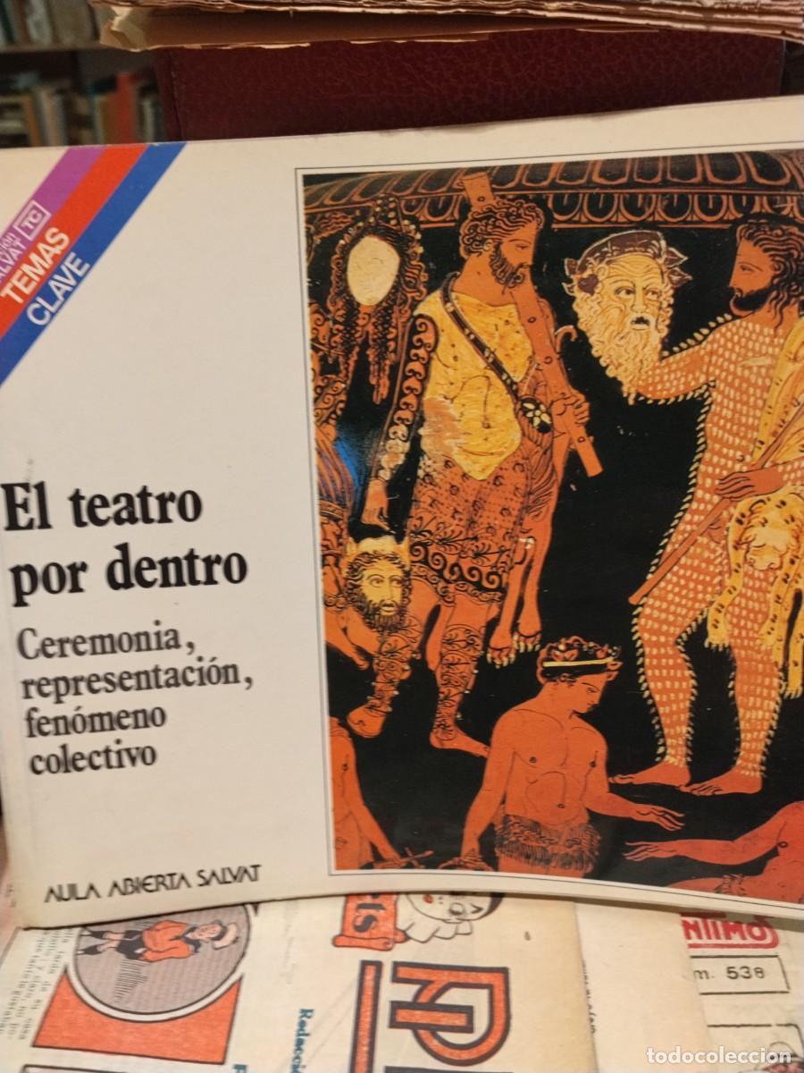 Gebrauchte B&uuml;cher: El teatro por dentro. Ceremonia, representaci&oacute;n, fen&oacute;meno colectivo