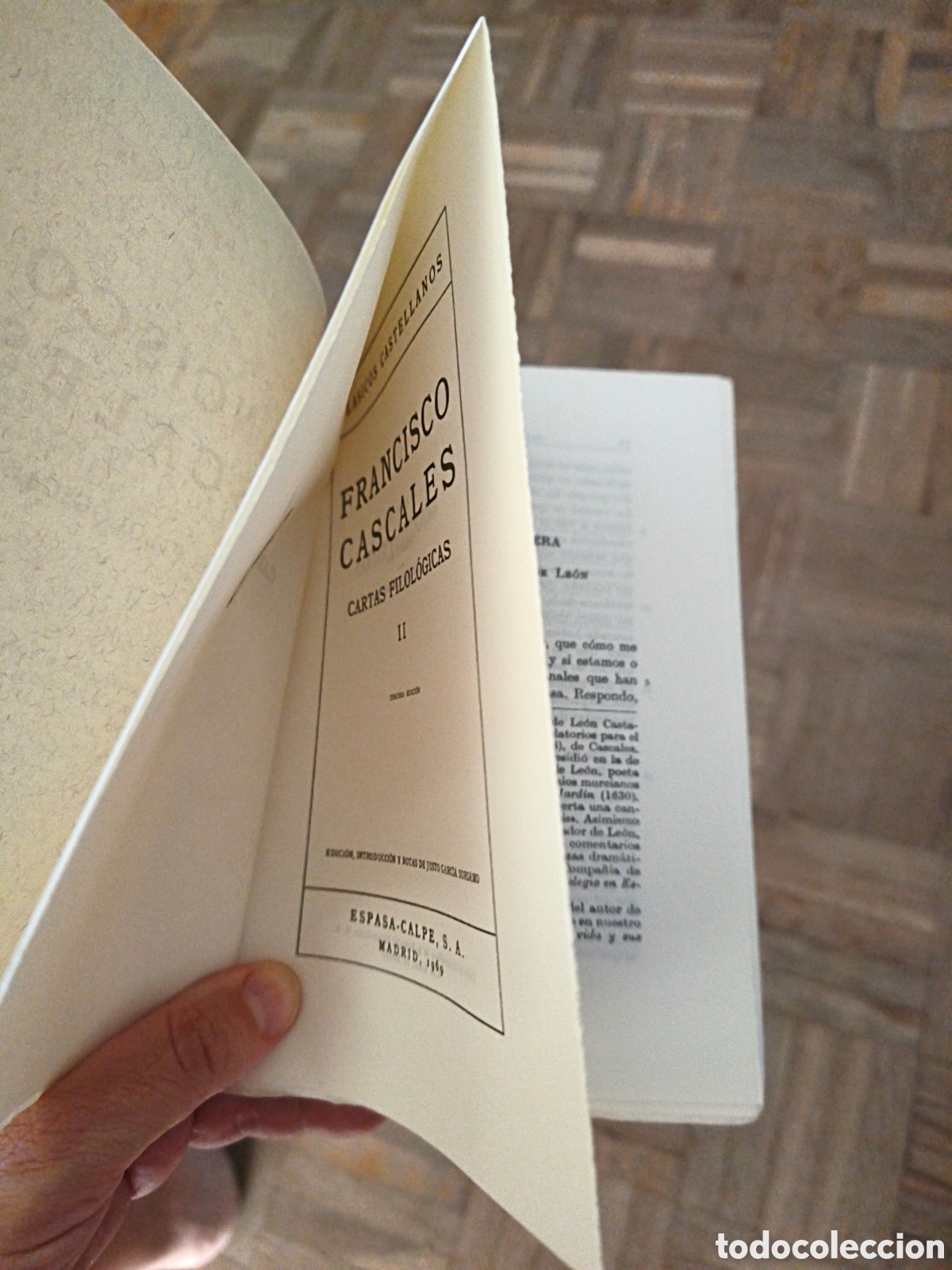 Libros de segunda mano: Francisco Cascales. Cartas filologicas II. - Foto 3