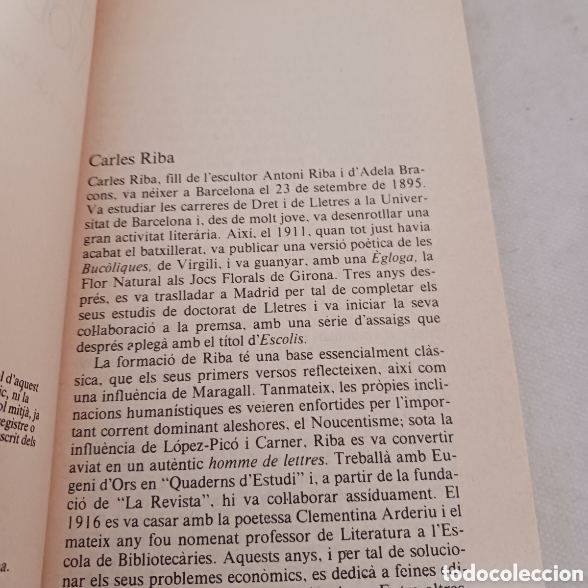 Libros de segunda mano: Classics i Moderns de Carles Riba - Foto 8
