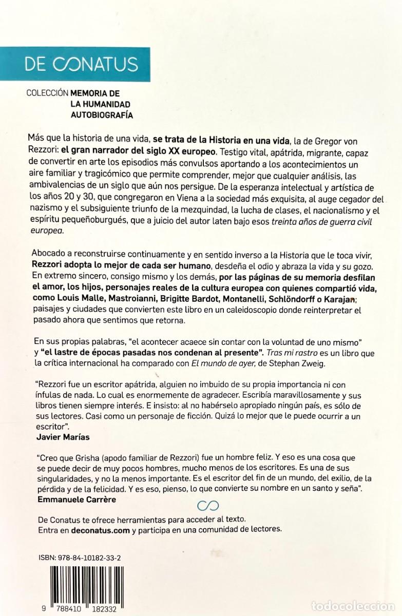 Libros de segunda mano: TRAS MI RASTRO. Gregor von Rezzori. - Foto 2
