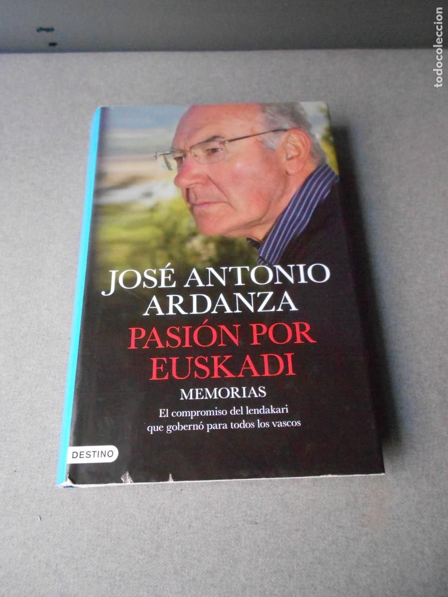 Libros de segunda mano: PASION POR EUSKADI. ARDANZA. MEMORIAS