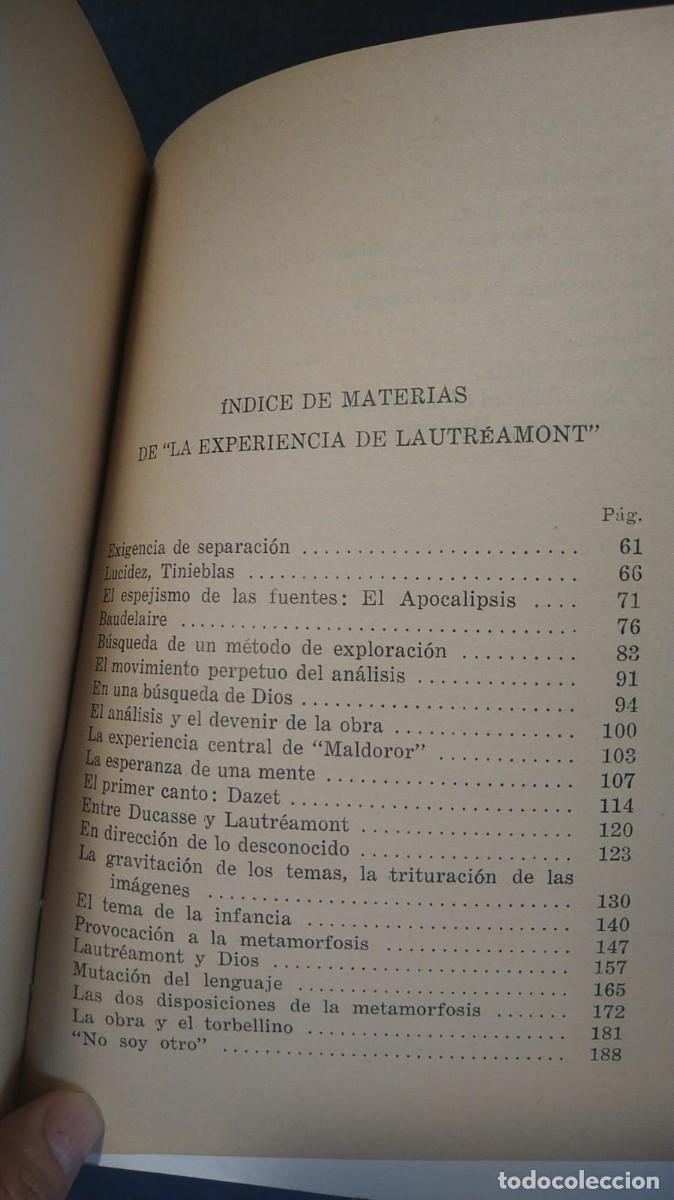 Libros de segunda mano: MAURICE BLANCHOT - SADE Y LAUTREAMONT - Foto 3