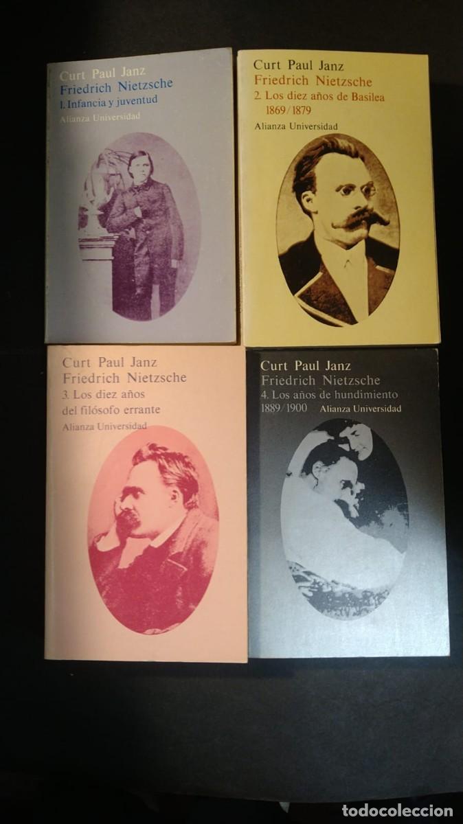 Libros de segunda mano: FRIEDRICH NIETZSCHE - CURT PAUL JANZ (4 LIBROS, COMPLETO) - Foto 1